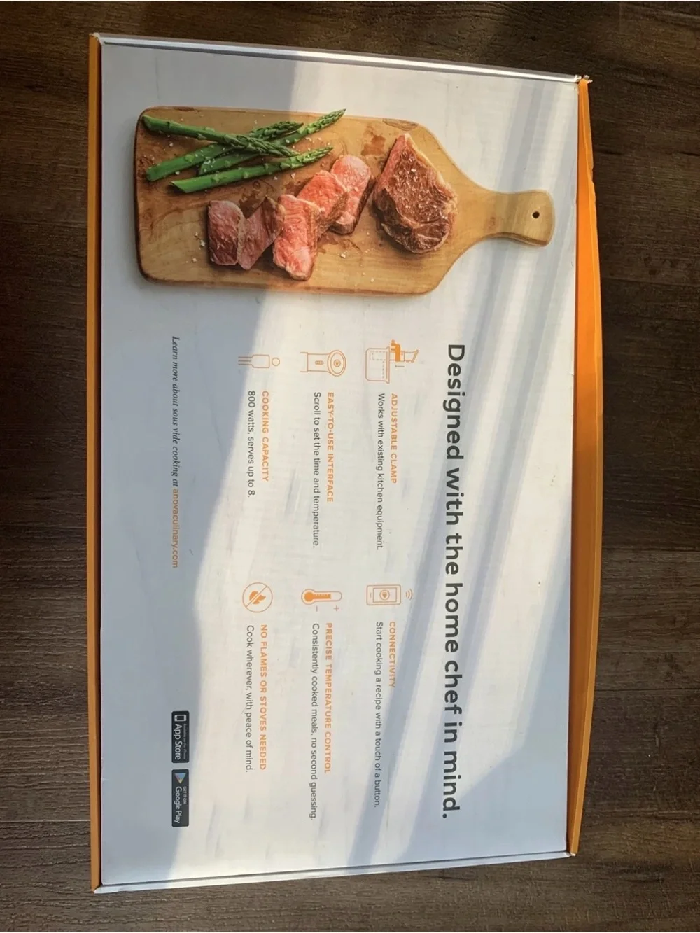 Anova A2.2 Sous Vide Precision Cooker with Bluetooth & Bonus 237 Page Cook Book!
